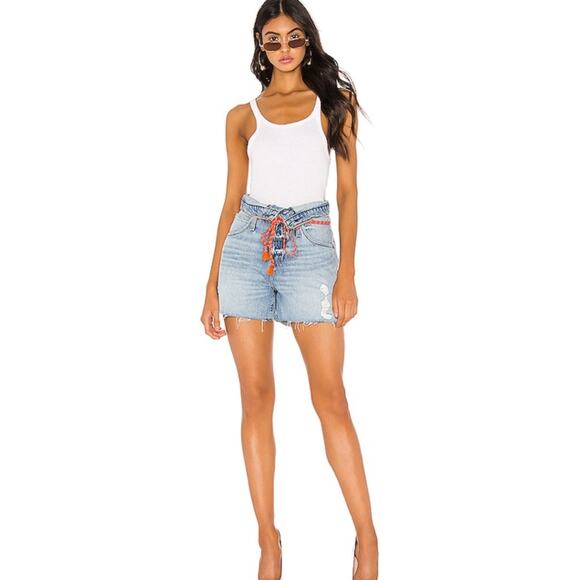 Hudson Sloan Distressed Cut Off Shorts - Picture 1 of 4